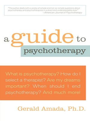 cover image of A Guide to Psychotherapy